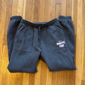 White Fox grey Joggers